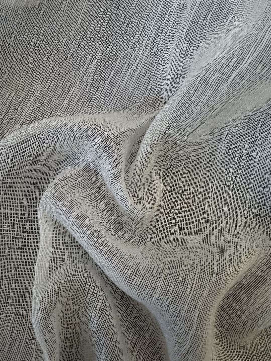 Mondo-Off White sheer fabric